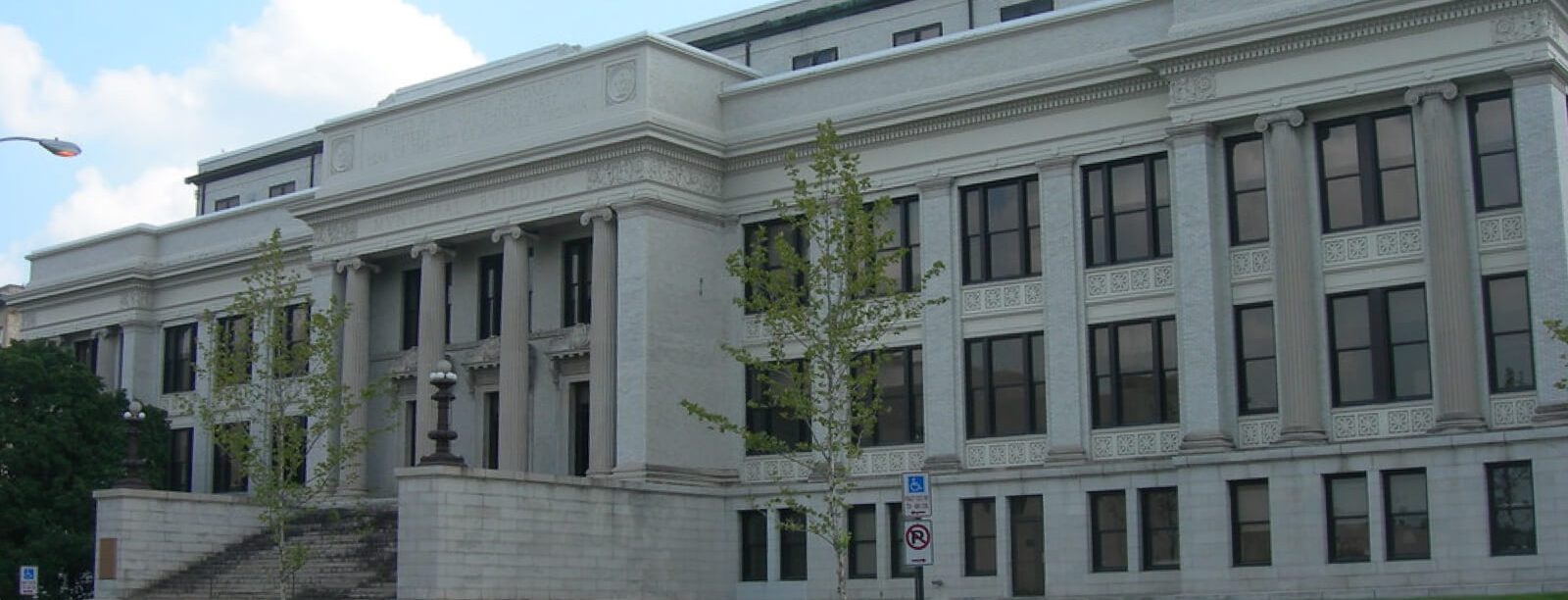 front of roanoke office building