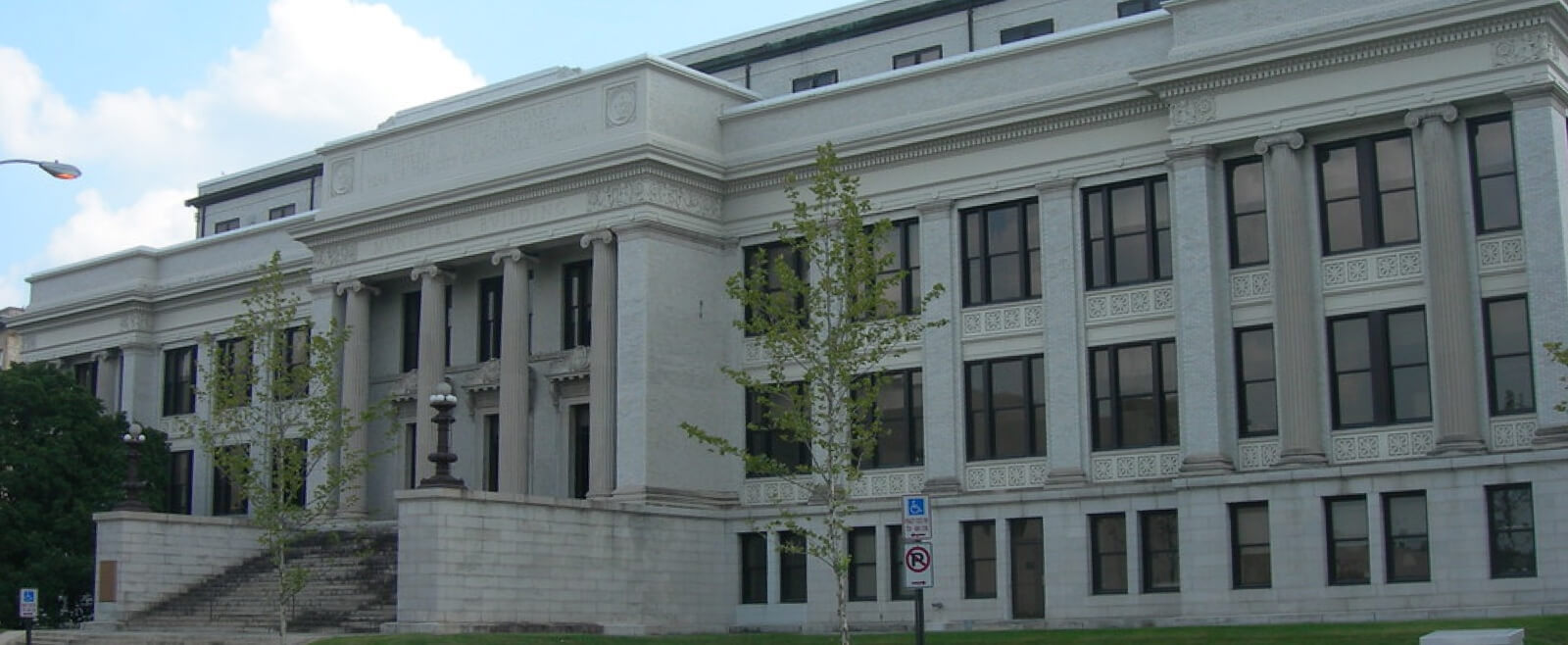 front of roanoke office building